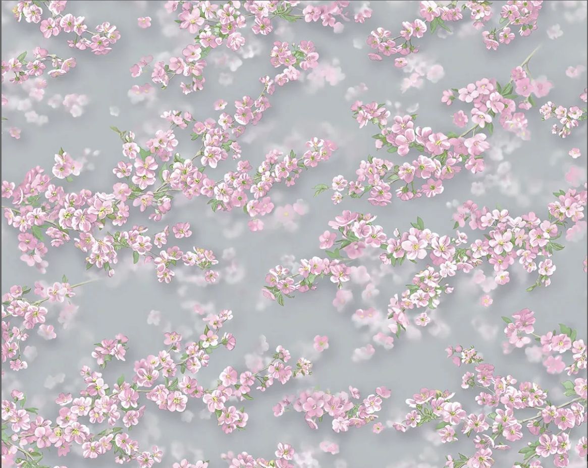 Обои виниловые горячего тиснения на флизелиновой основе Wall Up Сакура 1,06х10м 652925