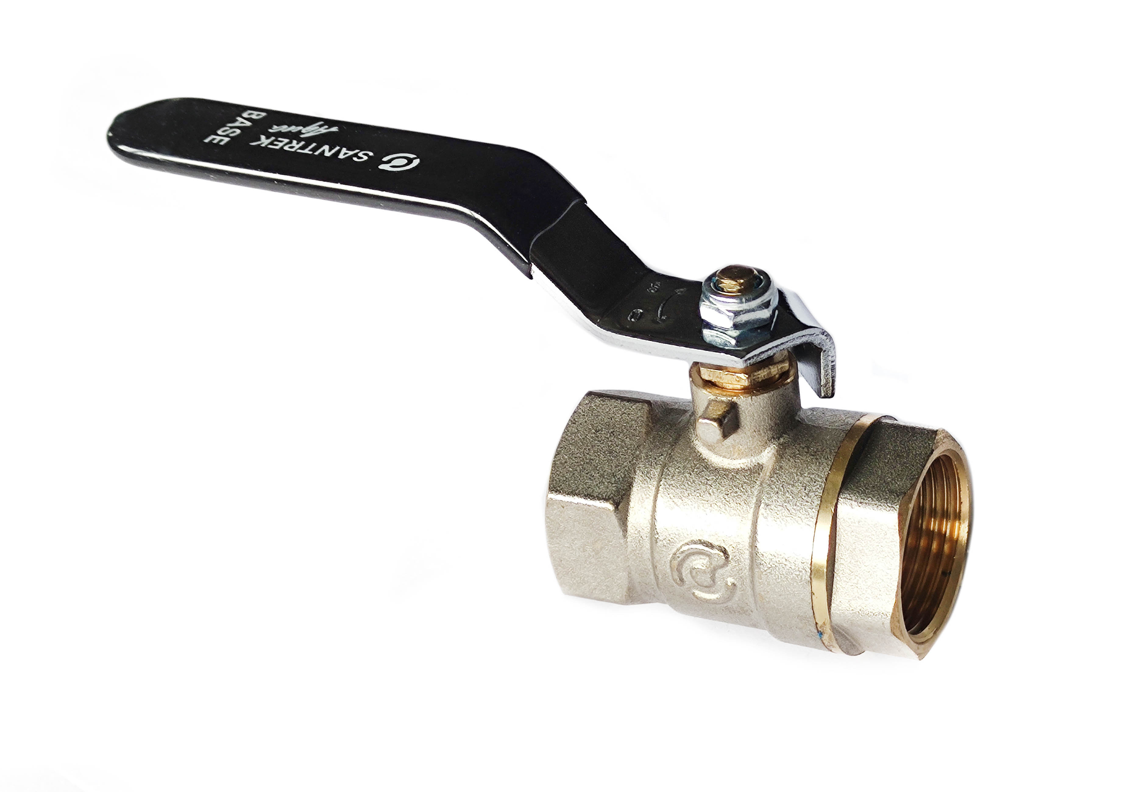 Кран шаровой "SANTREK AQUA" Base ручка 1/2" (D15) вн/вн (г/г) арт. 313934
