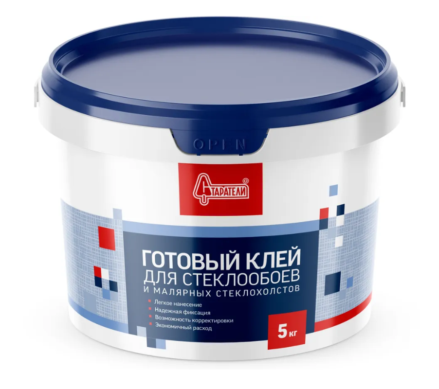 Клей "Старатели" для стеклообоев 5кг3277/5400- купить в АПлайн