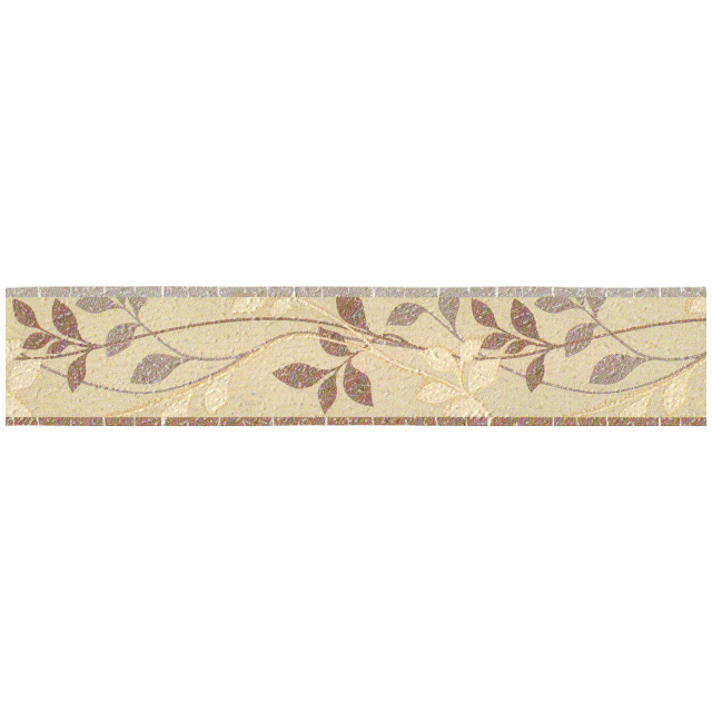 Бордюр бумажный декоративный дуплекс коричневый 10м ширина 5 см 613-17