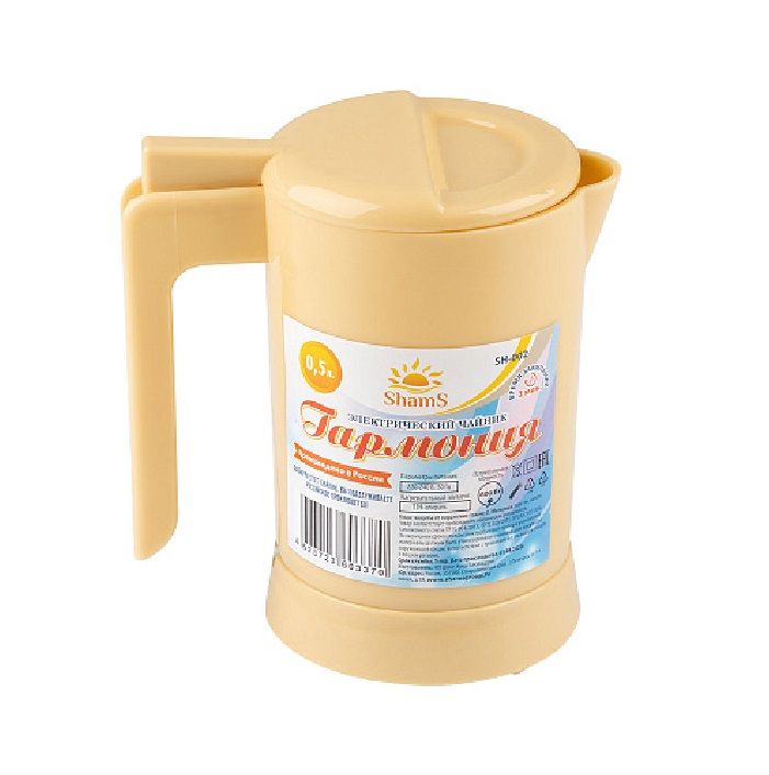 Чайник электрический Гармония SH-002 0,5л 800Вт бежевый 105477