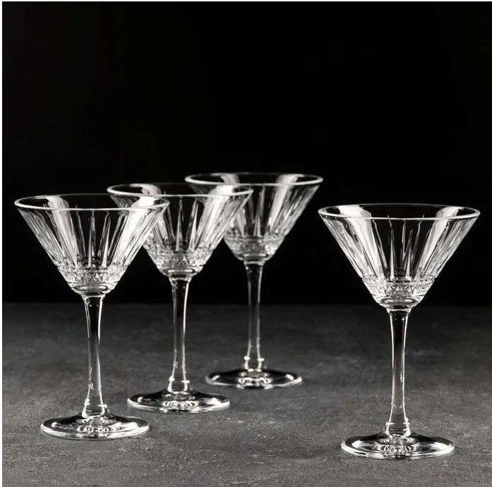 Набор бокалов стекл. Elysia 220мл 4шт 440328