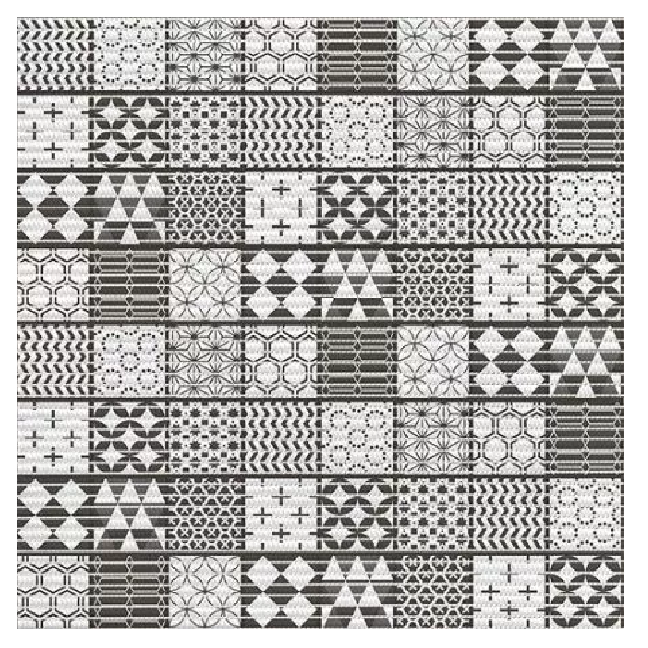 Коврик мерный ПВХ VILINA 1,3х15м серый 218PT