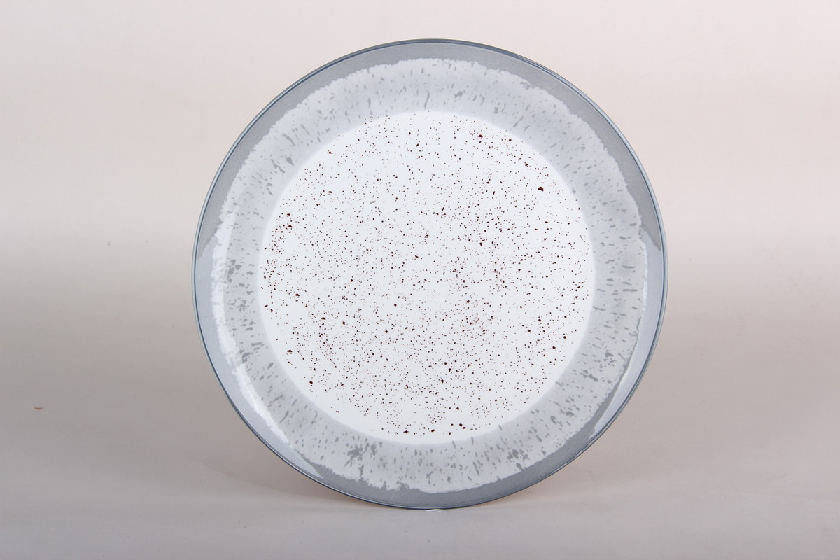 Тарелка фарфор. Rustic Grey 24см WQ2404-95DP - WQ2404-95DP - купить в АПлайн