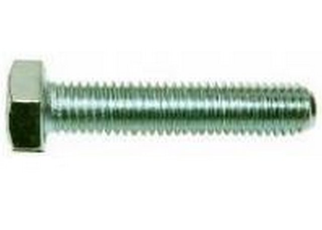 Болт DIN 933 с шестигранной головкой оцинкованный М5х50 пакет (100шт) Стройметиз