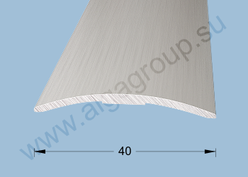 Порог-стык 0,9м 40мм П1.5, Алюминий