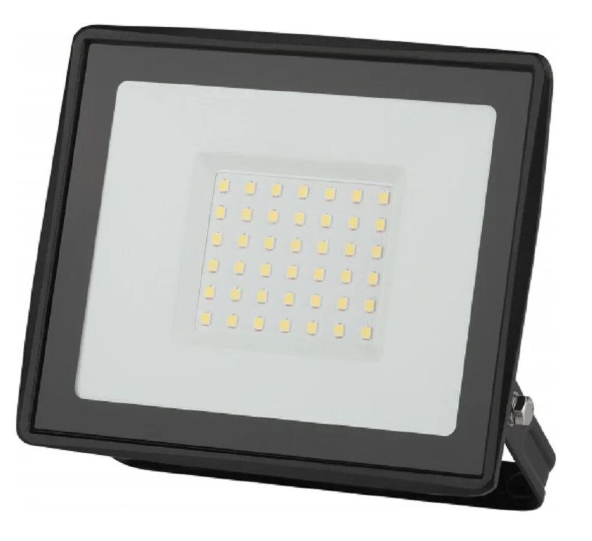Прожектор светодиодный 50Вт 6500K IP65 черный ЭРА LPR-023-0-65K-050 /680