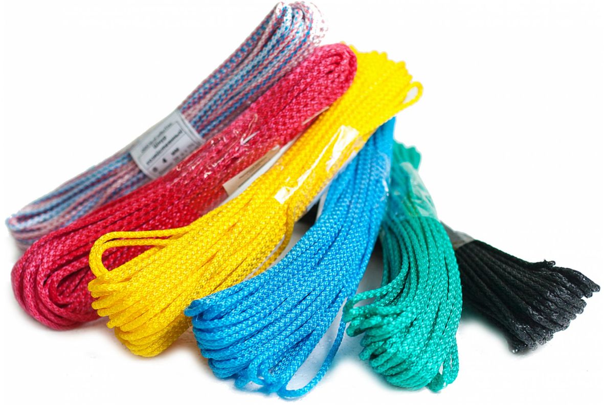 Шнур полипропиленовый с сердечником вязаный d4мм 20м 113831