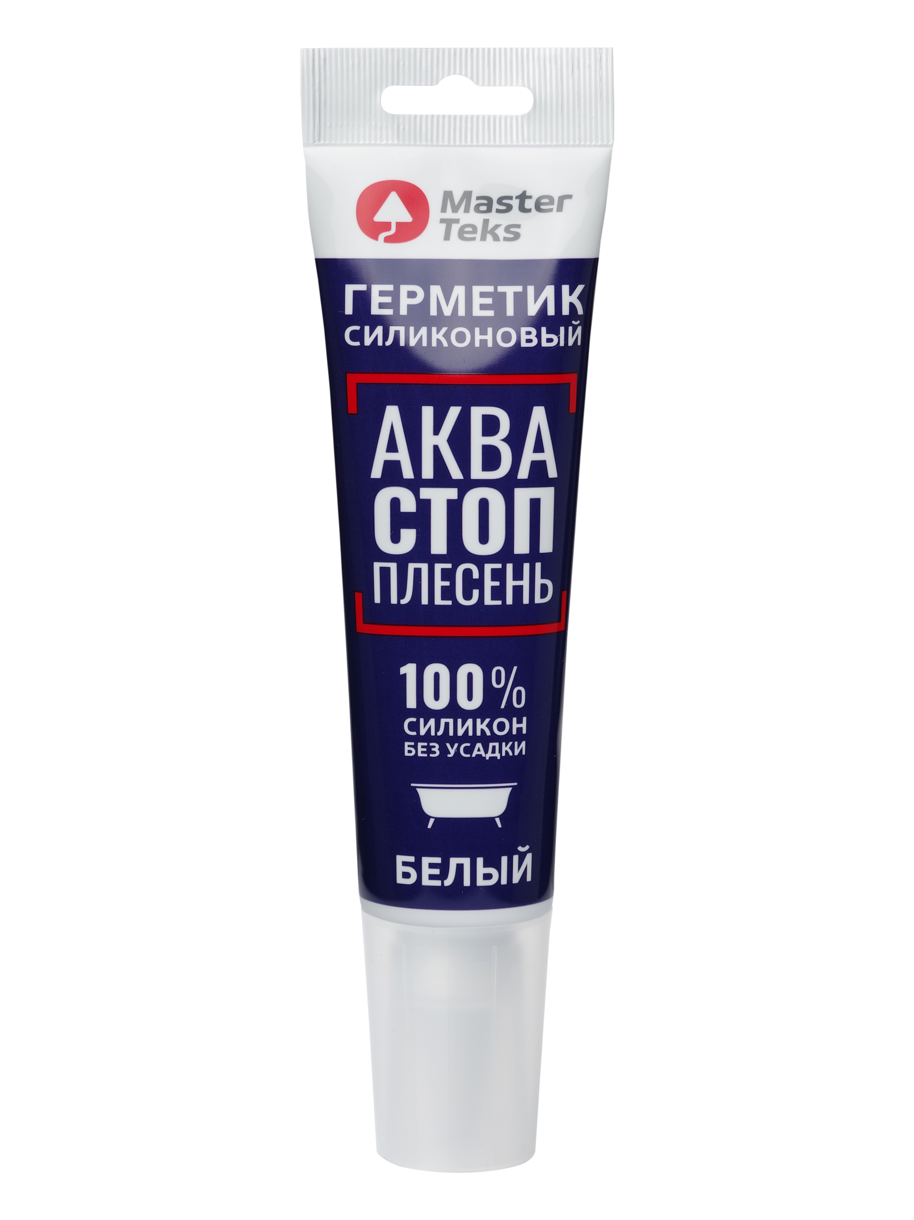Герметик силиконовый MasterTeks PM акваСТОПплесень белый 80мл/97822239782223- купить в АПлайн
