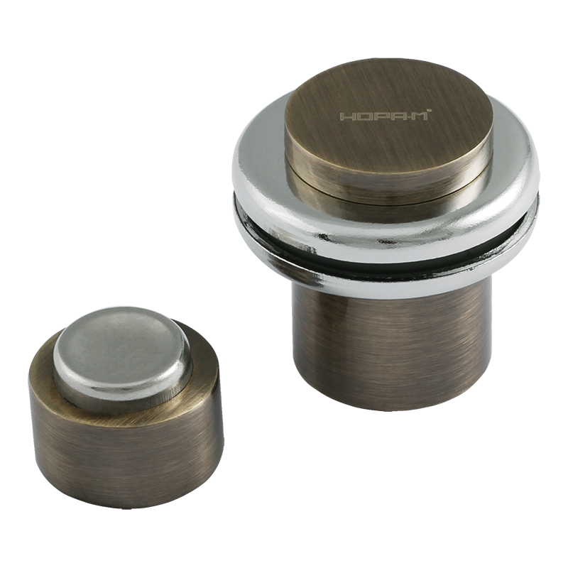 Ограничитель дверной магнитный НОРА-М модель 804 старая бронза