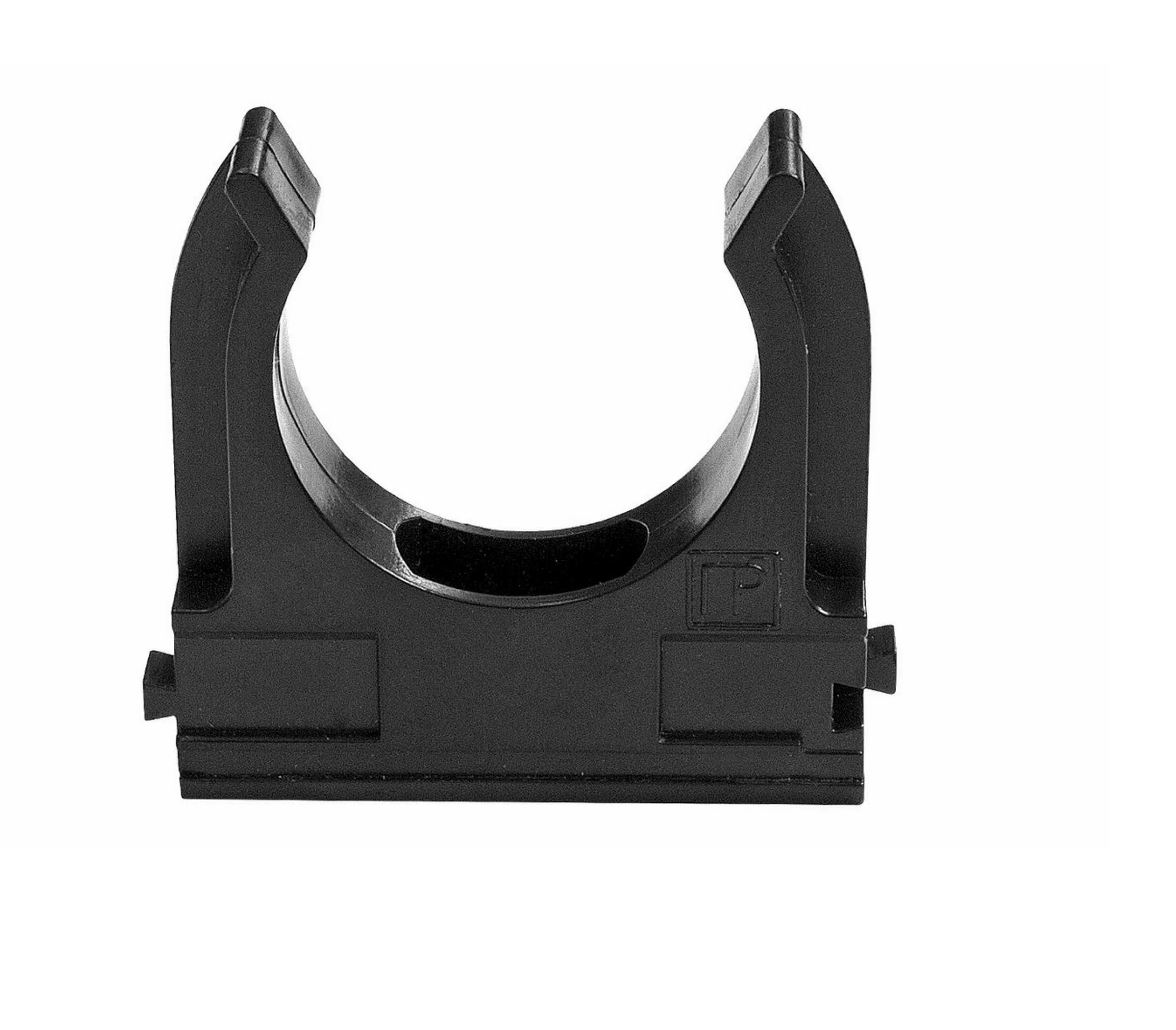 Клипса-крепеж для труб пластиковая (черная) D20мм (10шт)