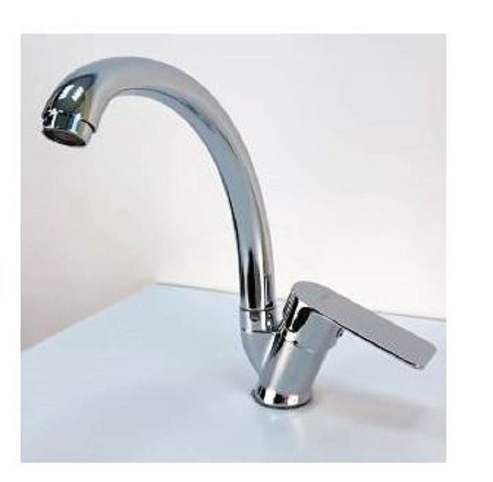 Смеситель для кухни Vadoom хром, на гайке V859803 V859803- купить в АПлайн