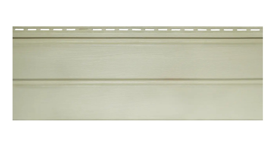 Сайдинг виниловый "Альта-Профиль" Альта-Брус Премиум Ивори 3х0,25м / 0,75м2