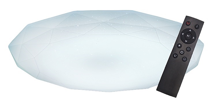 СВЕТИЛЬНИК СВ/Д "GENERAL" 72W(1680lm) d500мм IP20 (3-4-6,5К) ЗВЕЗДНОЕ НЕБО DIAMOND АРТ.800303 /292/