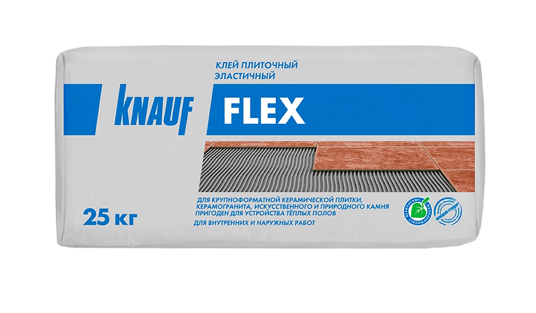 Клей "Knauf" Флекс для плитки, керамогранита и камня 25кг / 796571