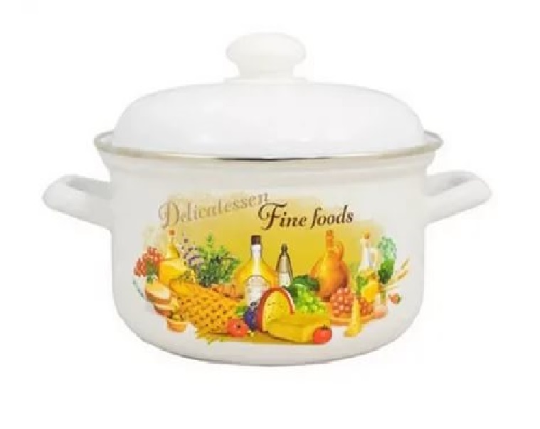 Кастрюля эмал. Италия 1,5л С-1508АП2/4 8352083520- купить в АПлайн