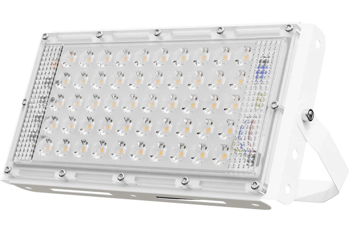 Прожектор светодиодный 30Вт 4000К IP65 "трансформер" белый Apeyron 212*107*27мм 05-41