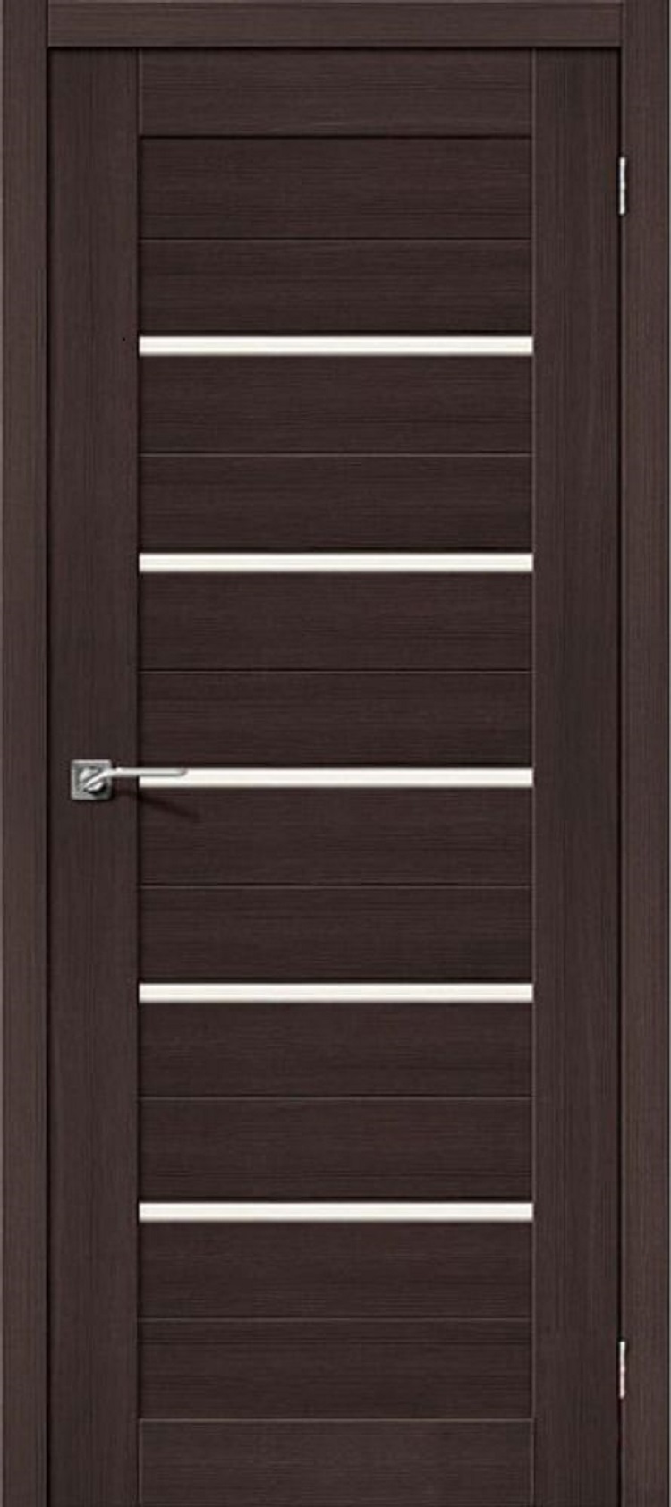 Дверное полотно Свит-01 800х2000, Венге (остекленное)