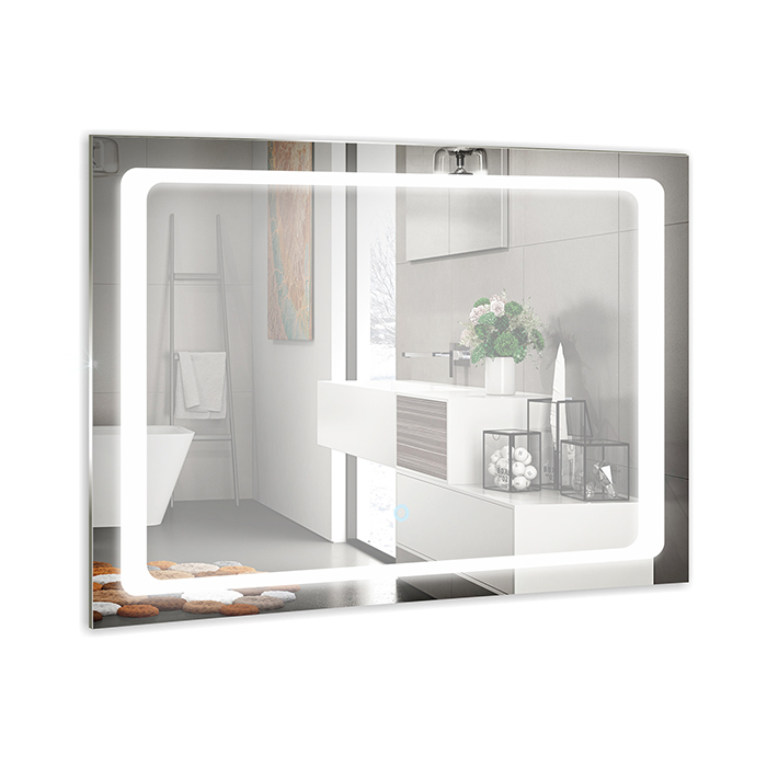 Зеркало MIXLINE "Фортуна" 800х600 см сенсорный выключатель, светодиодная подсветка