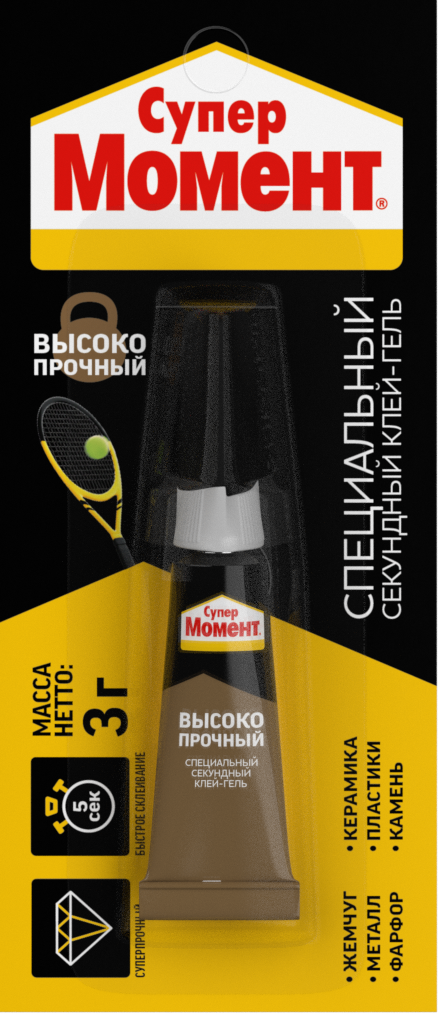 Клей секундный МОМЕНТ СУПЕР высокопрочный мультикарта 3гр /1765968/1765968- купить в АПлайн