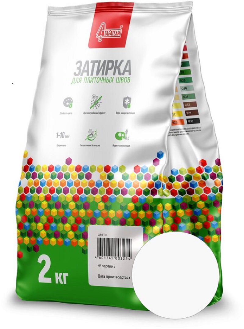 Затирка "Старатели" белый 2кг / 002