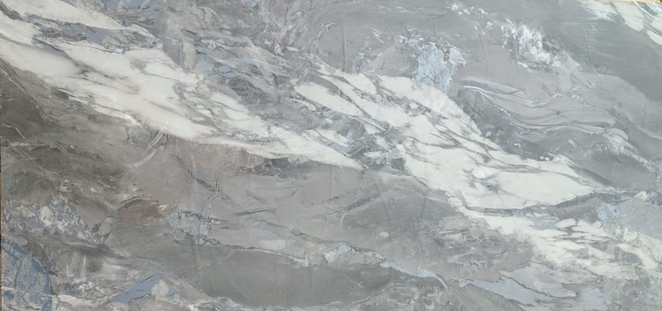 Гибкий мрамор Кварцит серебро 60х120см