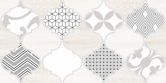 Декор Мореска бежевая 1641-8625 20х40см