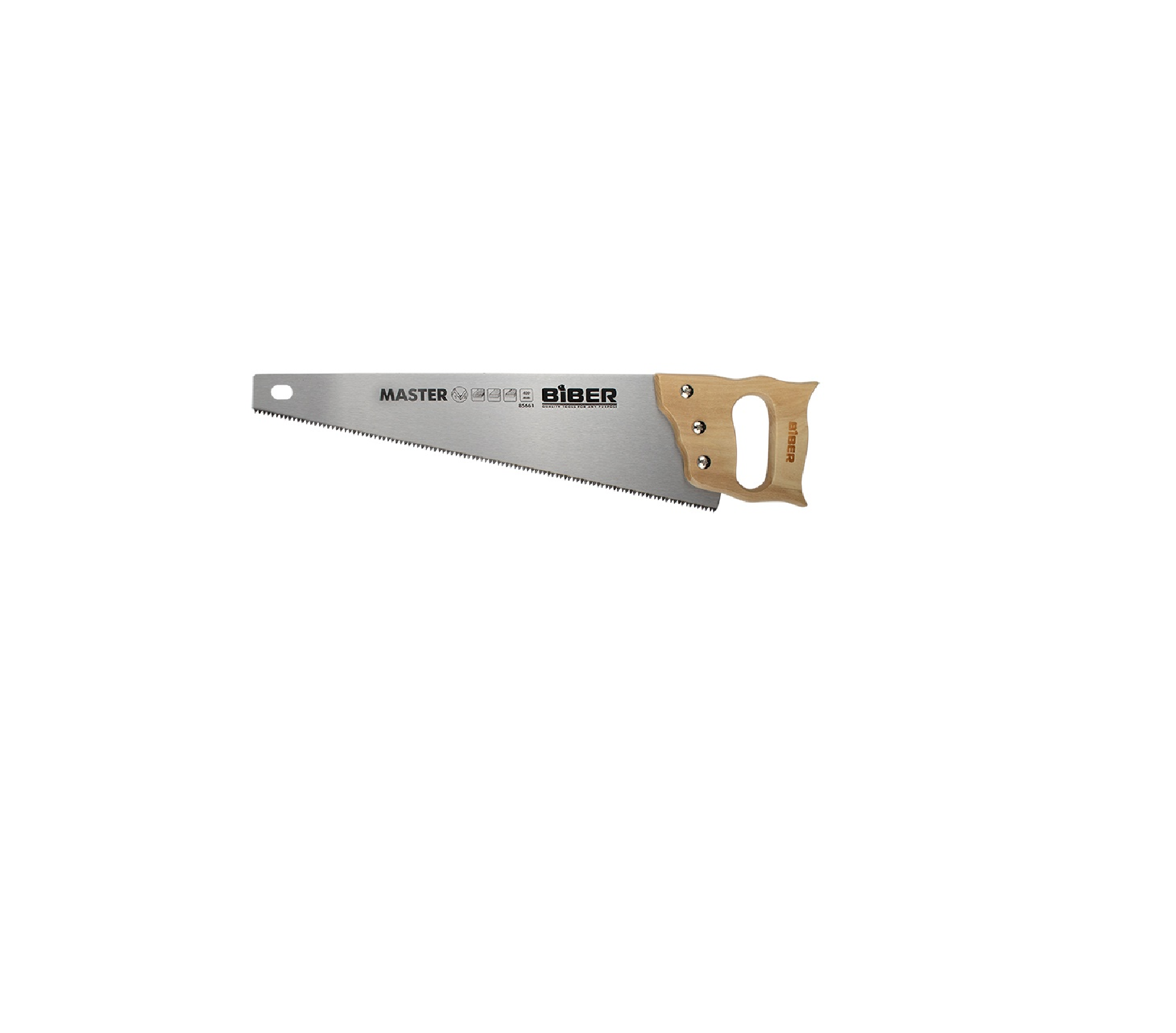 Ножовка по дереву 400мм деревянная ручка Мастер Biber 85661