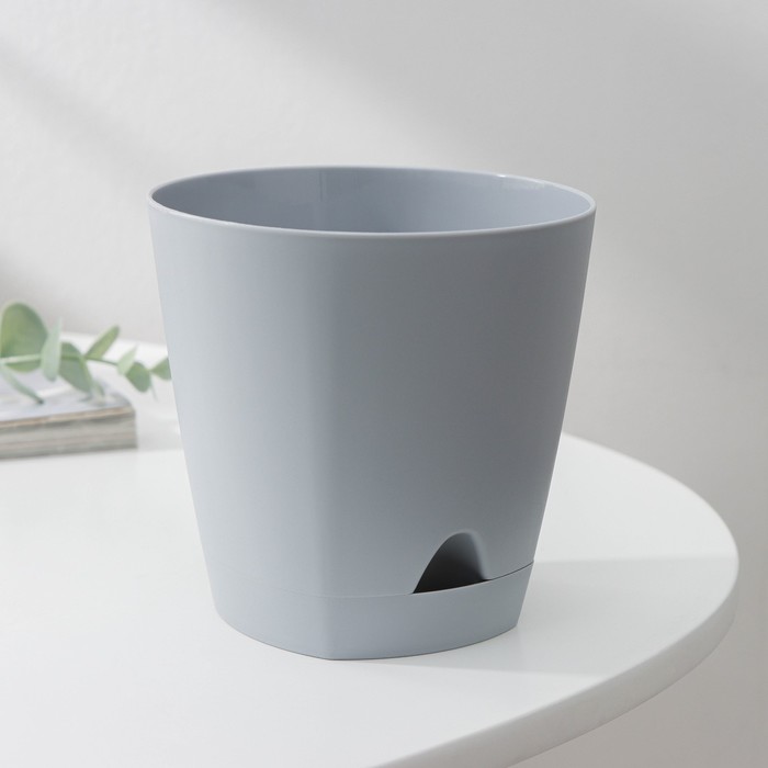 Горшок для цветов пласт. Amsterdam 200мм 4л Утренний туман IG620110025 