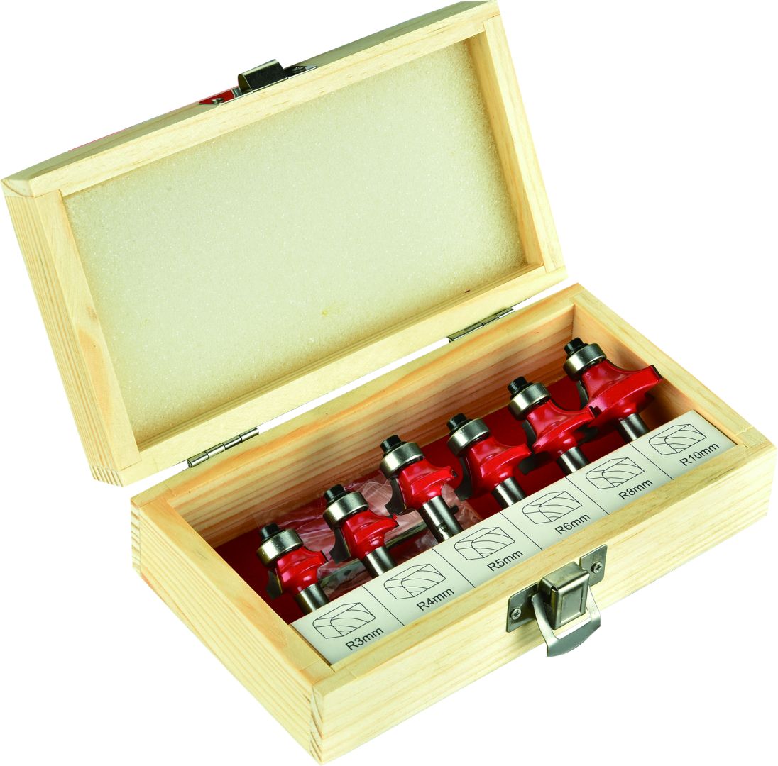 Набор фрез по дереву 6шт ACTW09-006A P.I.T