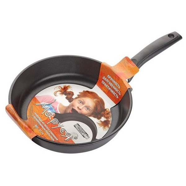 Сковорода алюм. Маруся 20см черный гранит 31203120- купить в АПлайн