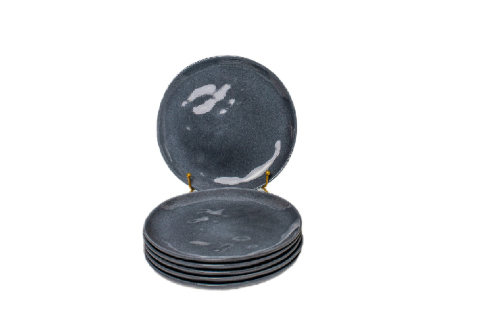 Тарелка керам JEWEL Графит 20,7см ПС0044-65