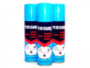 Аэрозоль РЕФТАМИД максимум от ползающих и летающих насекомых 147мл