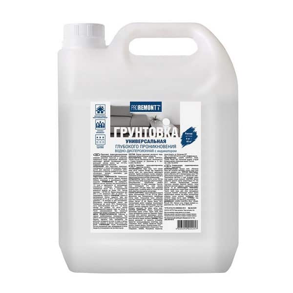 Грунт акриловый универсальный PROREMONTT с индикатором 4 кгЛк-00007838- купить в АПлайн