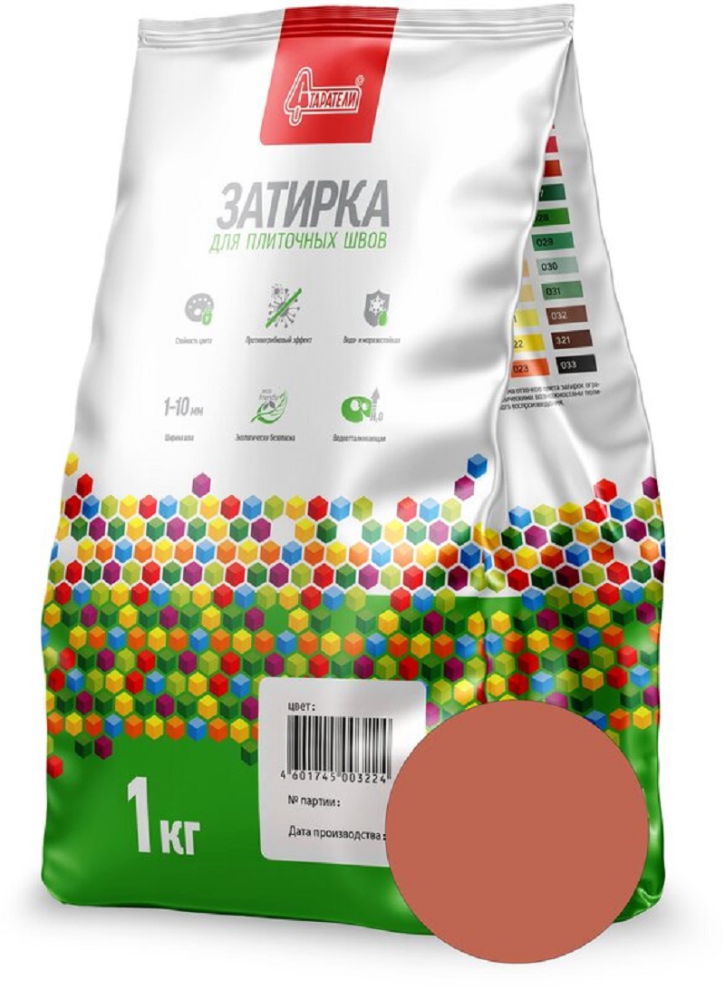 Затирка "Старатели" кирпичный 1кг / 026