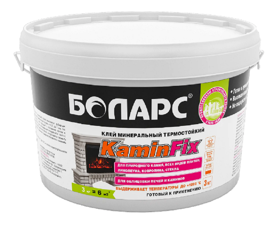 Клей Боларс Kamin-fix 3кг- купить в АПлайн