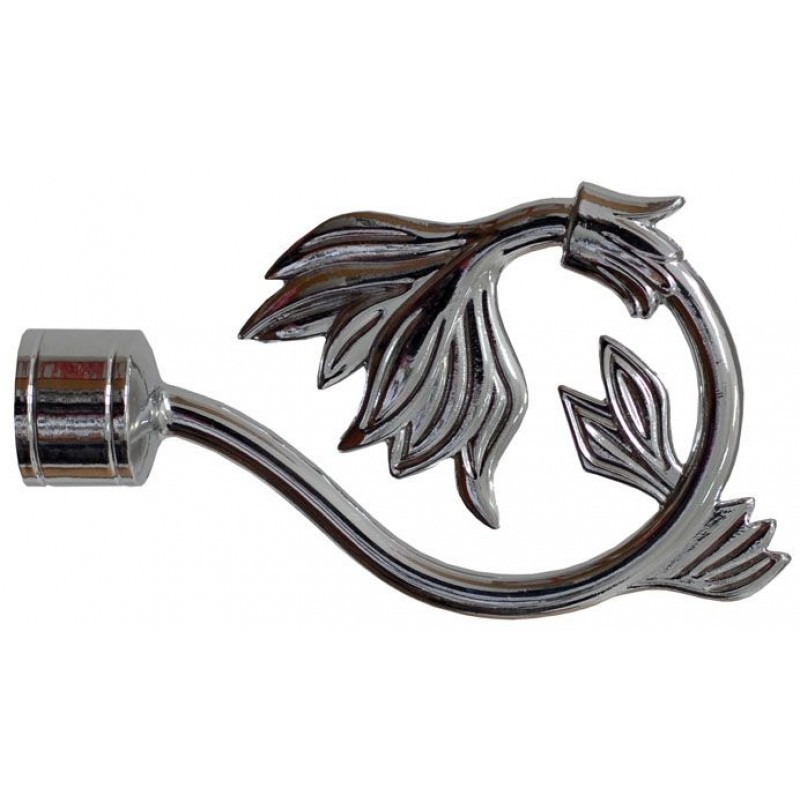 Наконечник DIY Росток хром глянец (2шт) 28мм