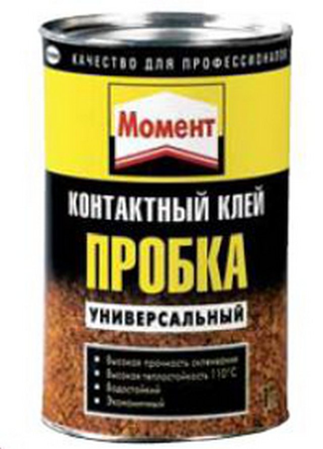 Клей "МОМЕНТ" пробка 1л