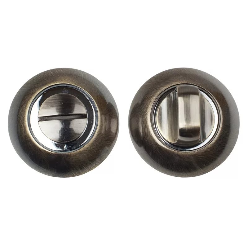 Накладка под фиксатор TRODOS BK-AL AB/CP (круг) бронза / хром