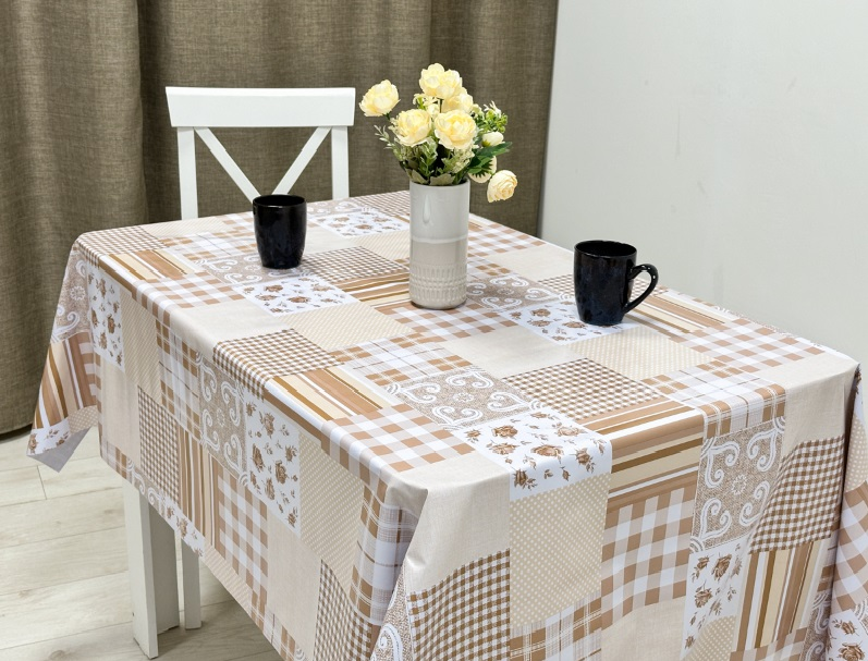 Клеенка Полли Пэчворк на тканевой основе 1.40х20м ST2256-5