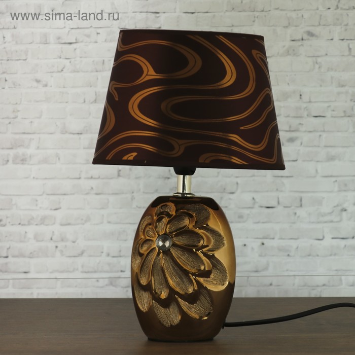 ЛАМПА НАСТОЛЬНАЯ "ЦВЕТУЩИЙ ПИОН"