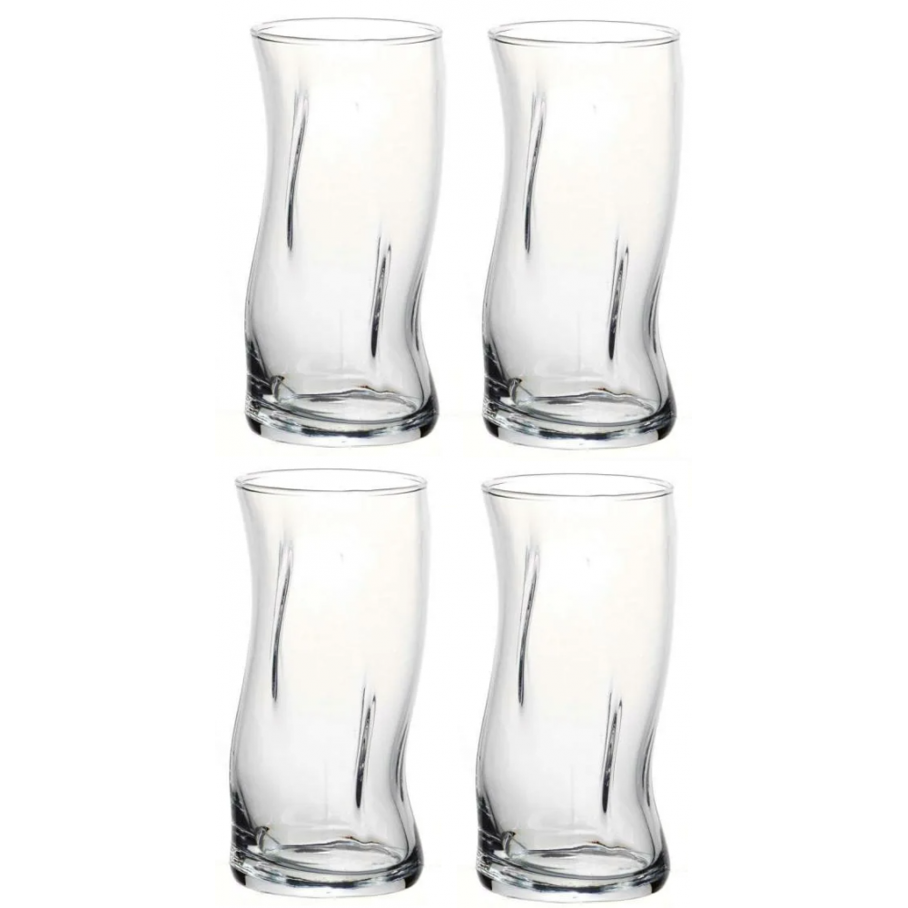 Набор стаканов стекл. Аморф 340мл 4шт / 420224В /