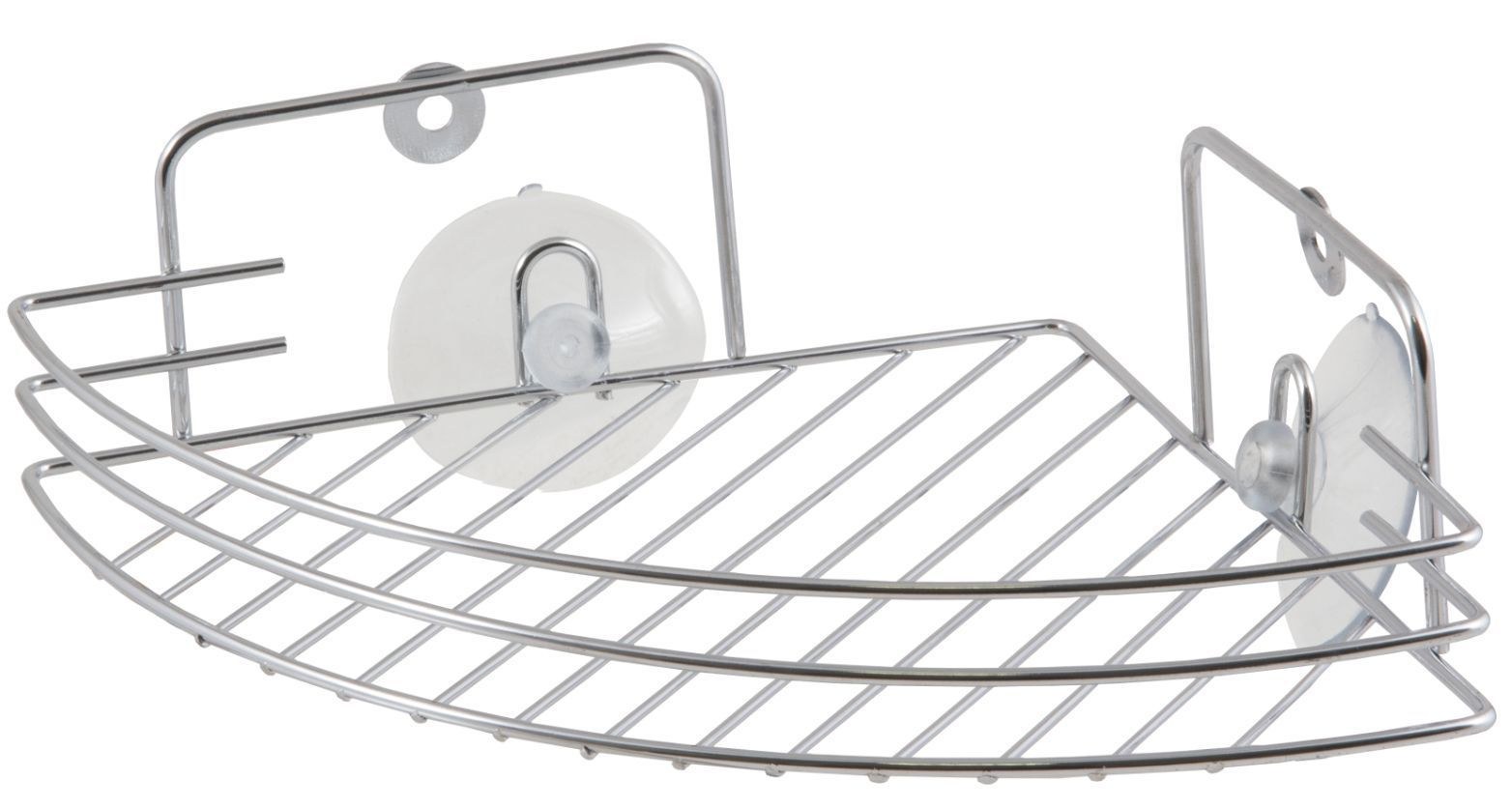 Полка для ванной "РЫЖИЙ КОТ" угловая 1 ярус W2672С-1 19х19х6см арт. 310829