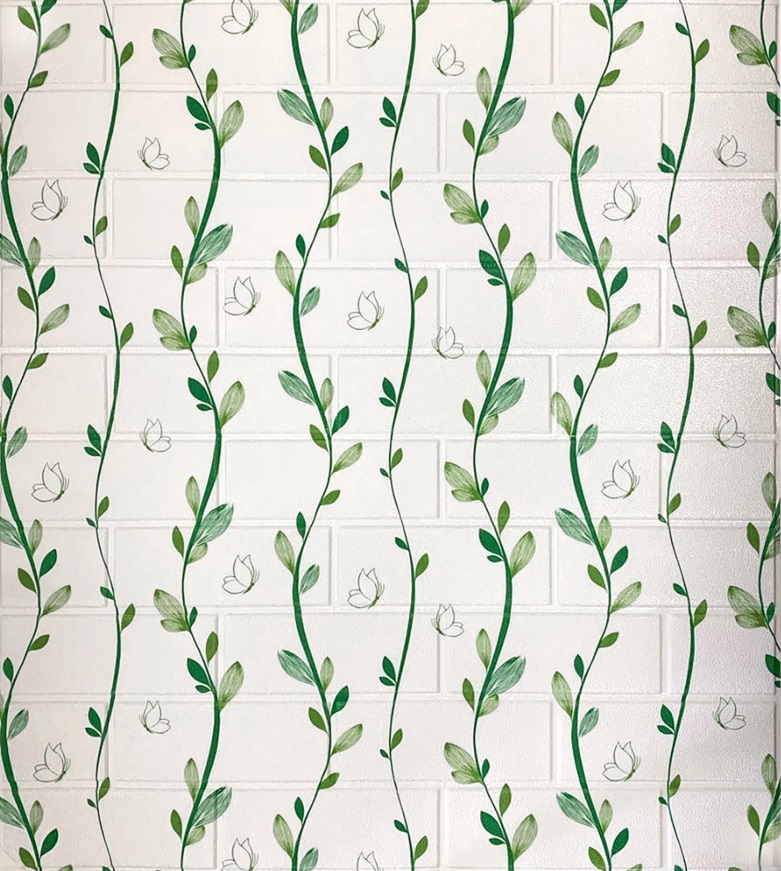 Панель самоклеящаяся Флора 70х77см