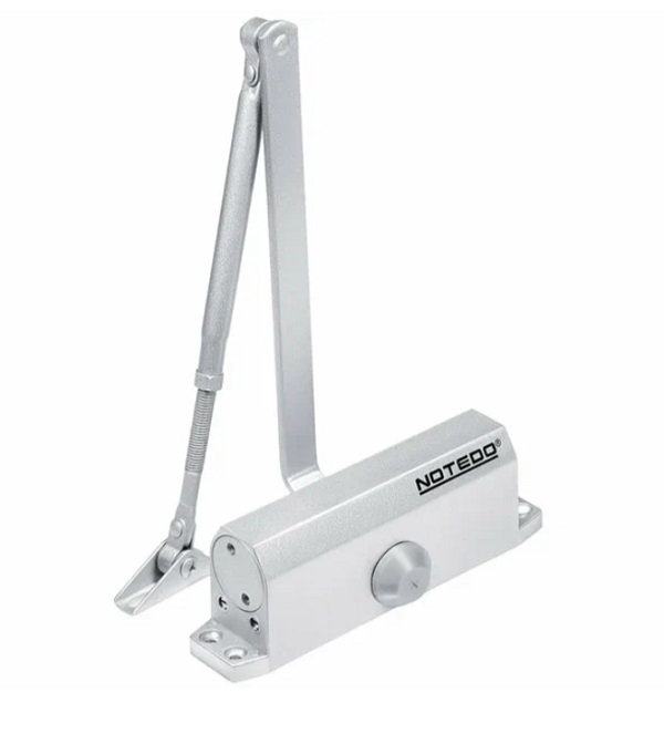 Доводчик дверной NOTEDO DC-120-I SILVER до 120кг сереброDC-120-I GRAY- купить в АПлайн