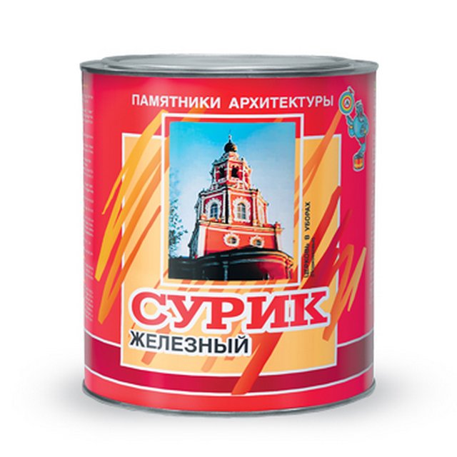 Краска масляная МА-15 (Воронеж) сурик железный 6кг4300002473- купить в АПлайн