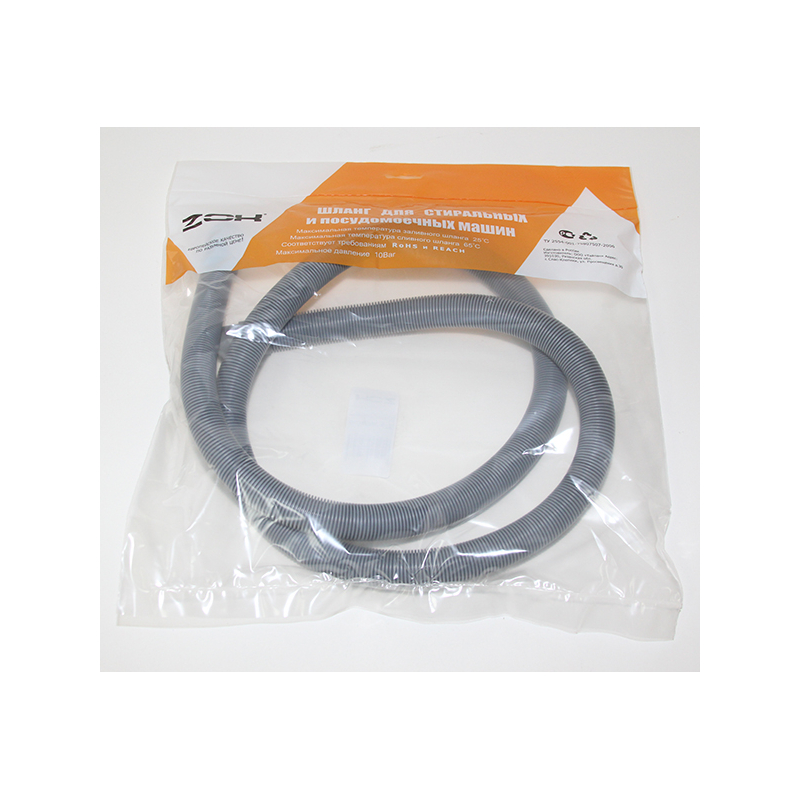 Шланг сливной ZOX для стиральной машины 350 см - 515515 - купить в АПлайн