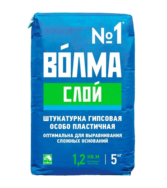 Штукатурка "Волма" Слой гипсовая 5кг