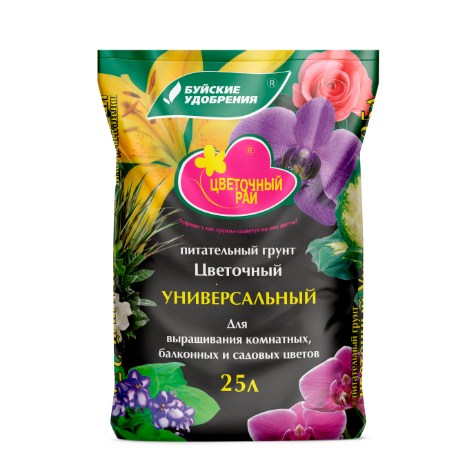 Грунт Цветочный рай универсальный 25л уд920631уд920631- купить в АПлайн