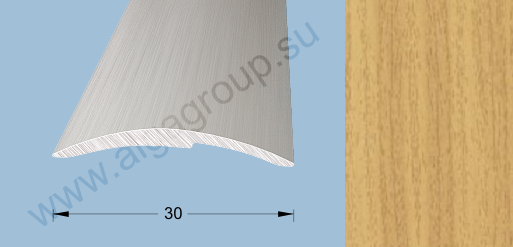 Порог-стык 0,9м 30мм П28.25, Ольха